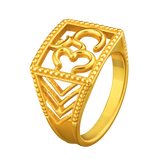 22K Gold Om Openwork Baby Ring